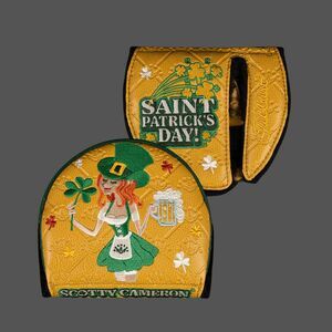 Scotty Cameron St Patricks Day 2026 Lucky Lily Midround LH Headcover Golf - NEW